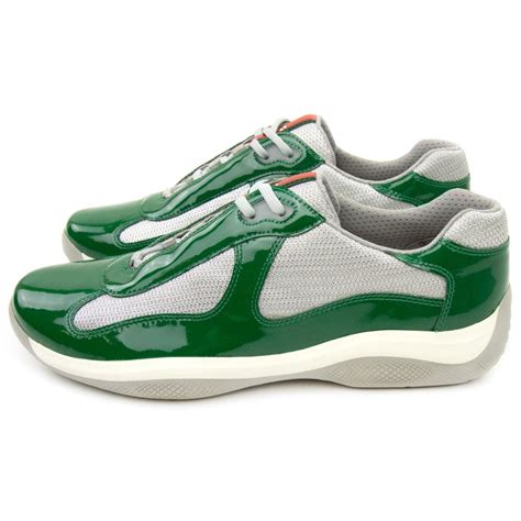 green prada heels|Prada america cup green.